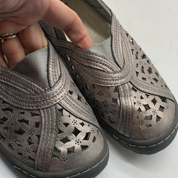 Jambu JBU Pecan B1PC156Silver Cur Out Leather Loafers Sz 7. MCL0988B - Picture 10 of 11